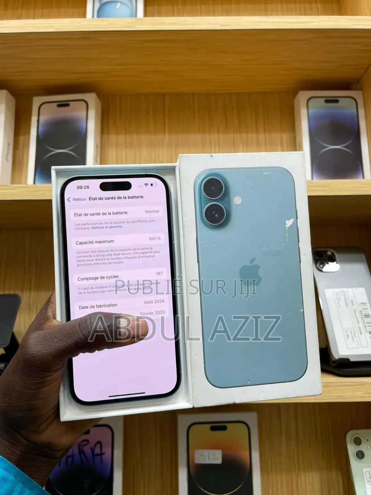 New Apple iPhone 16 128 GB Blue