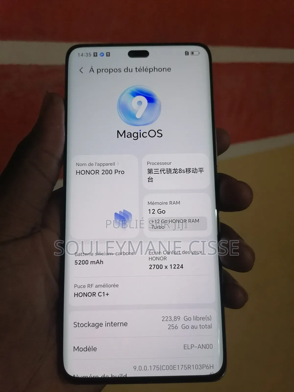 New Honor 200 Pro 256 GB Doré