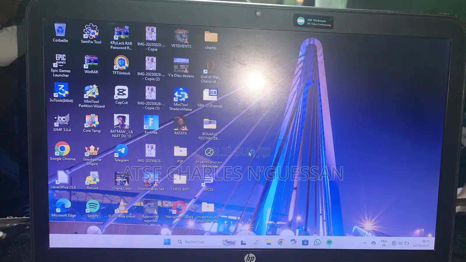 Ordinateur portable HP ProBook 450 G3 12GB Intel Core i5 HDD 512GB