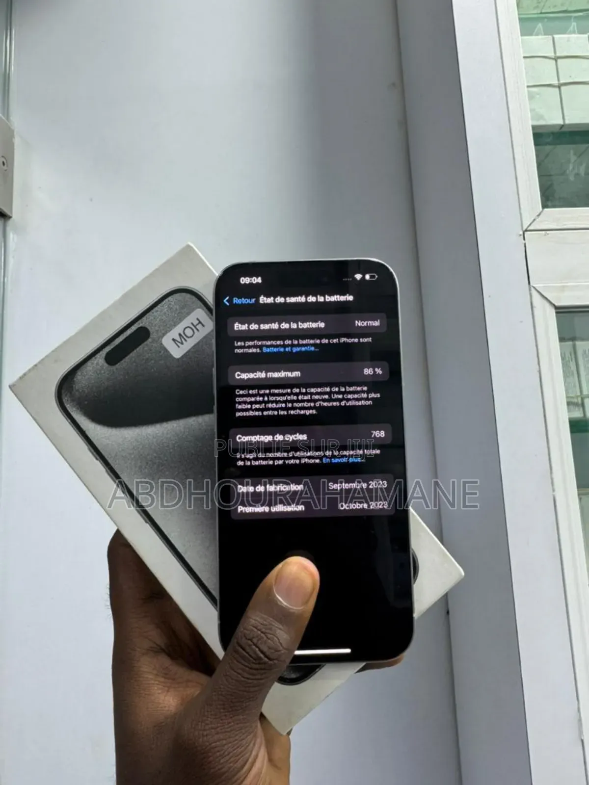 Apple iPhone 15 Pro 256 GB Blanc