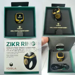 Bague Intelligente Iqibla Zikr Ring – Le Premier Chapelet Connecté