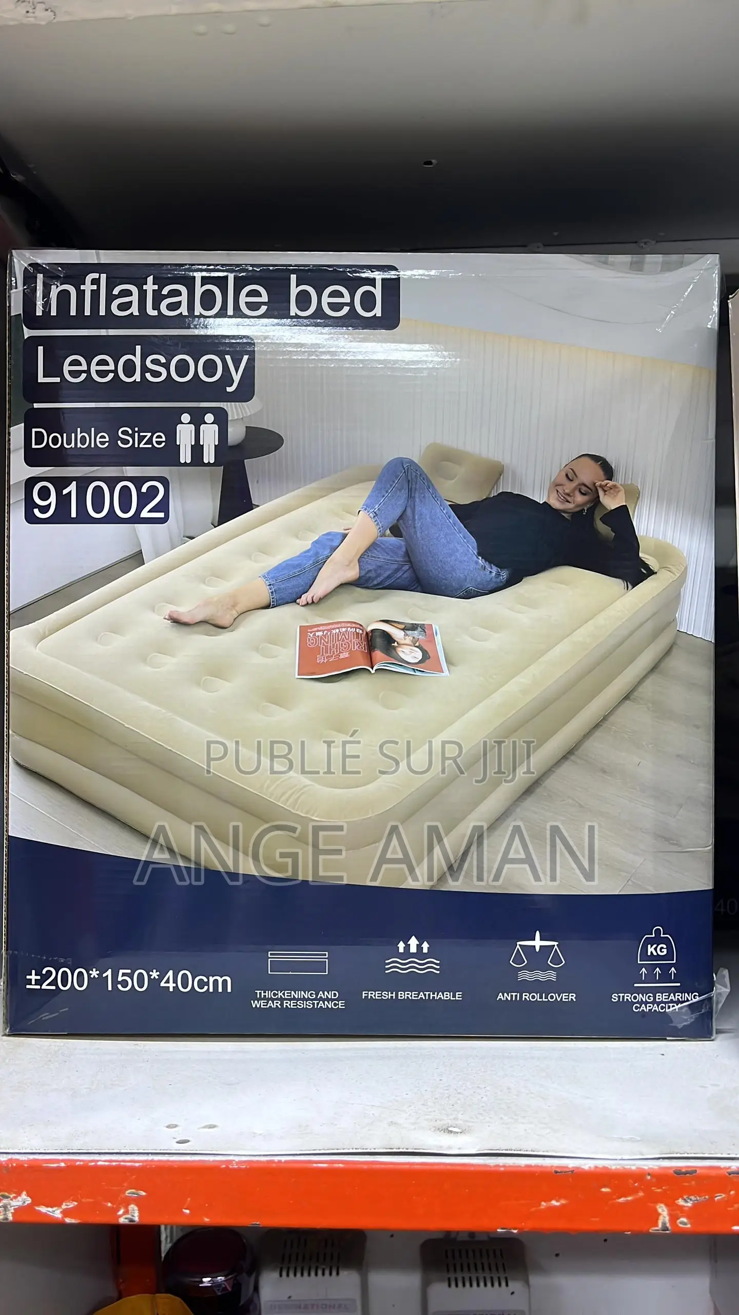 Lit Gonflable Leedsooy - Taille Simple