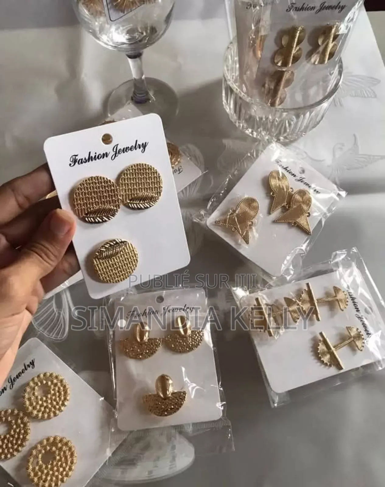 Ensemble Boucles d'Oreilles Bague