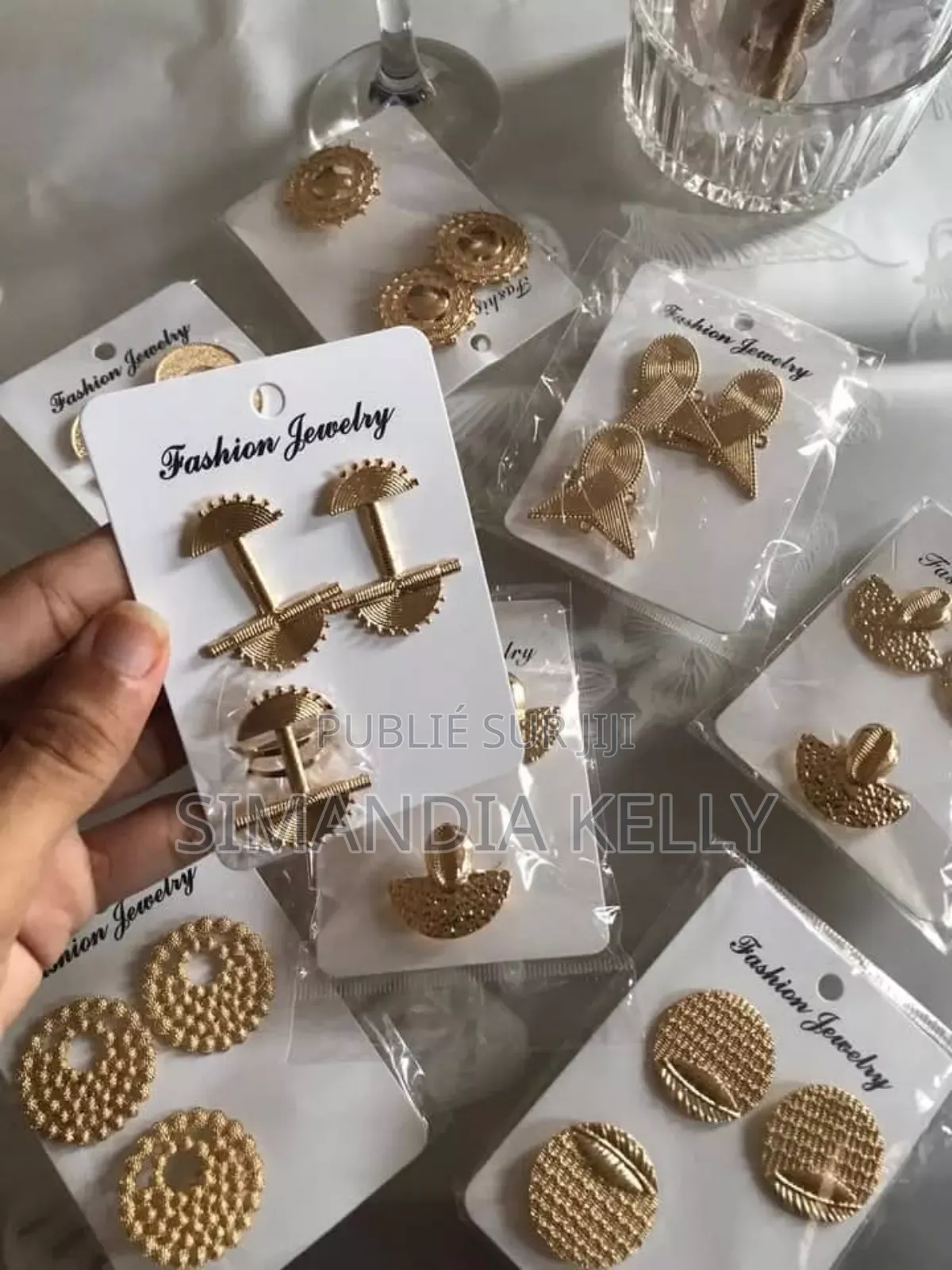 Ensemble Boucles d'Oreilles Bague