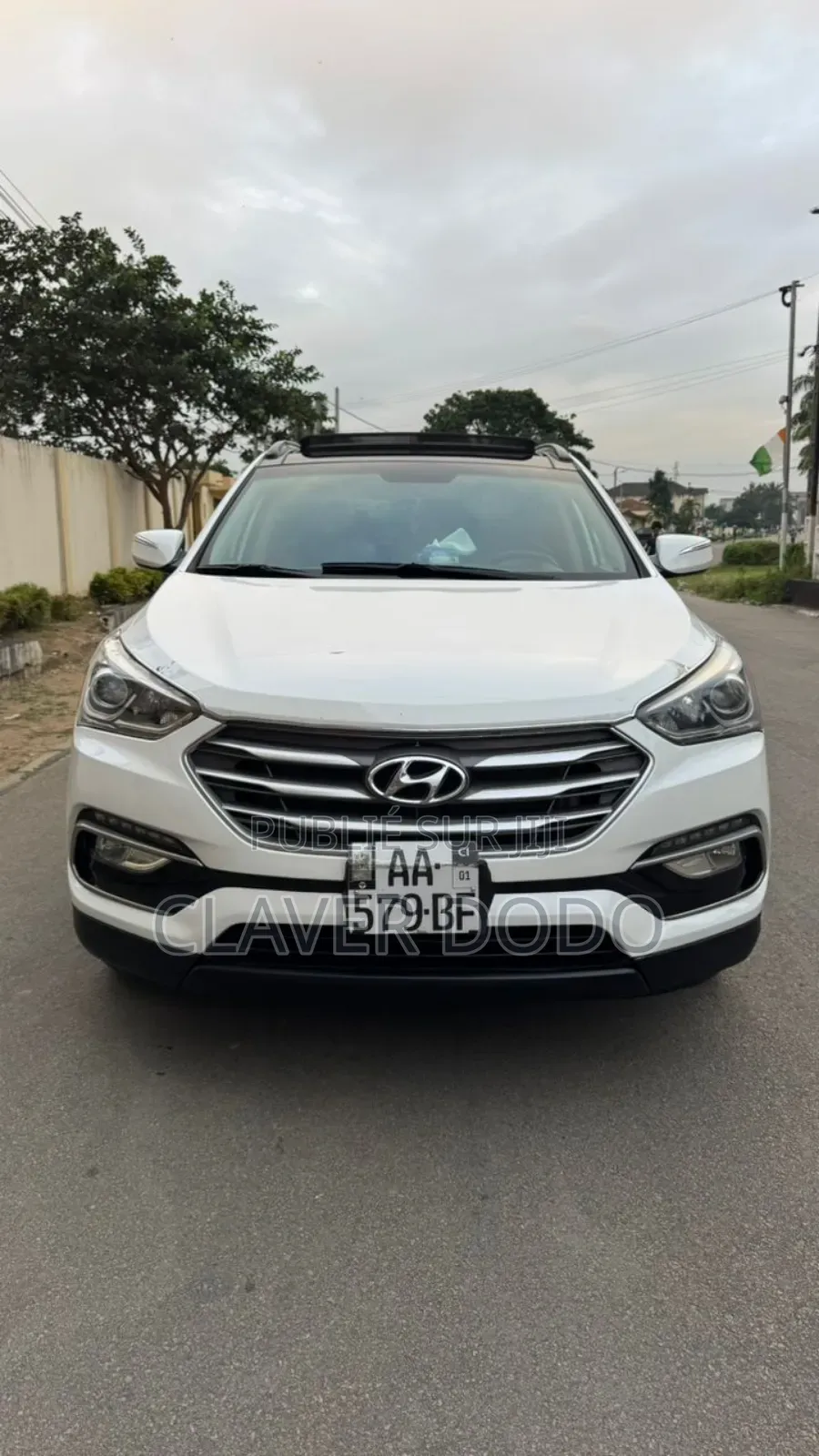 Hyundai Santa Fe 2018 Blanc