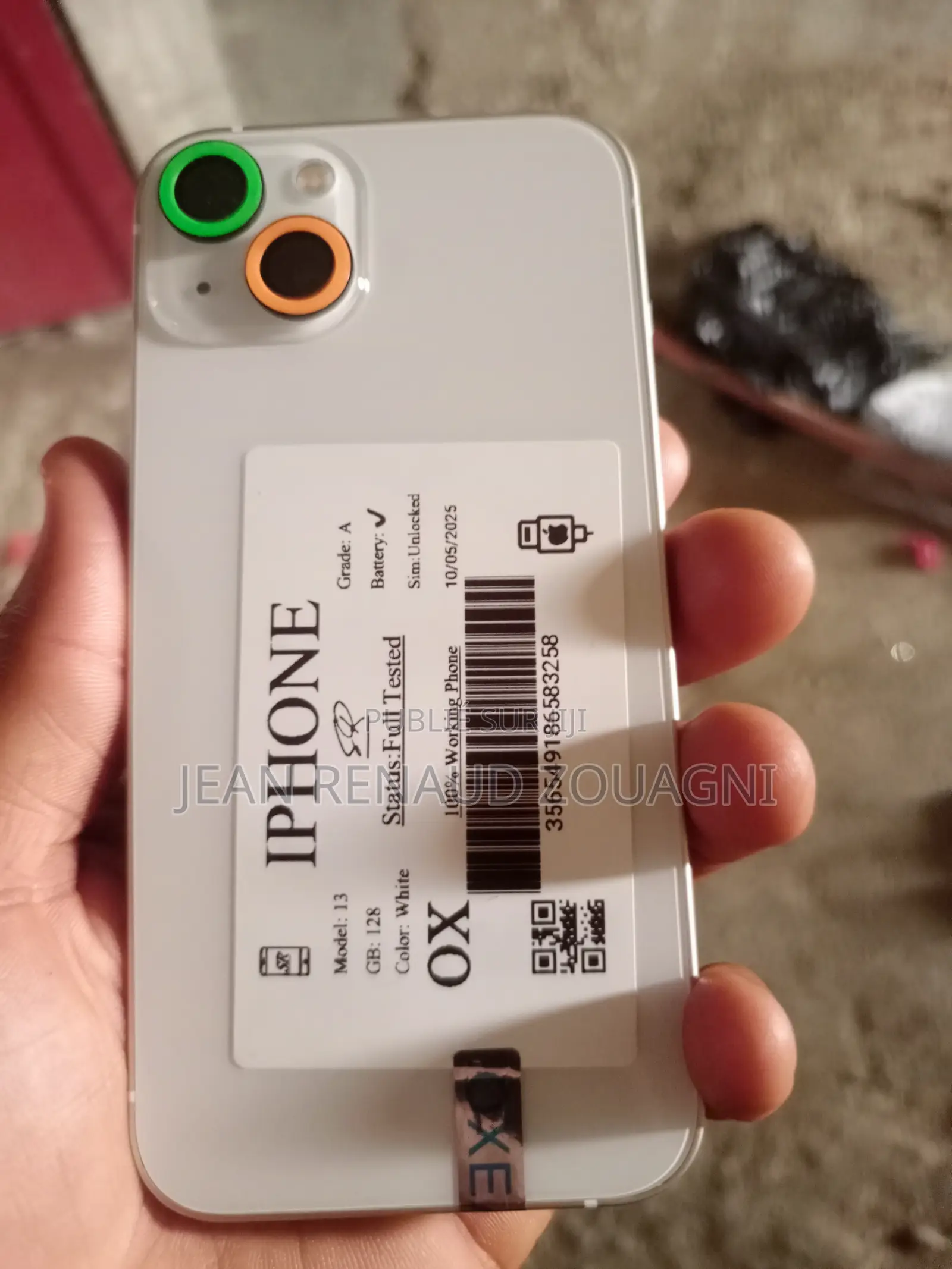 New Apple iPhone 13 128 GB Doré