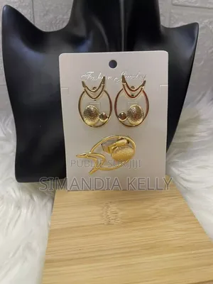 Ensemble Boucles d'Oreilles Bague