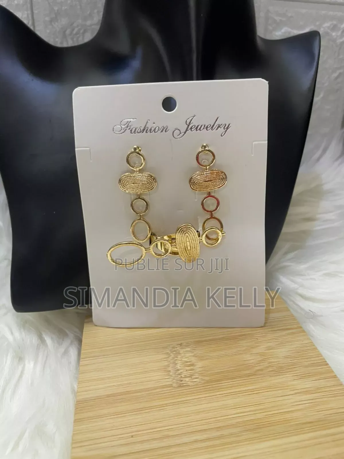 Ensemble Boucles d'Oreilles Bague