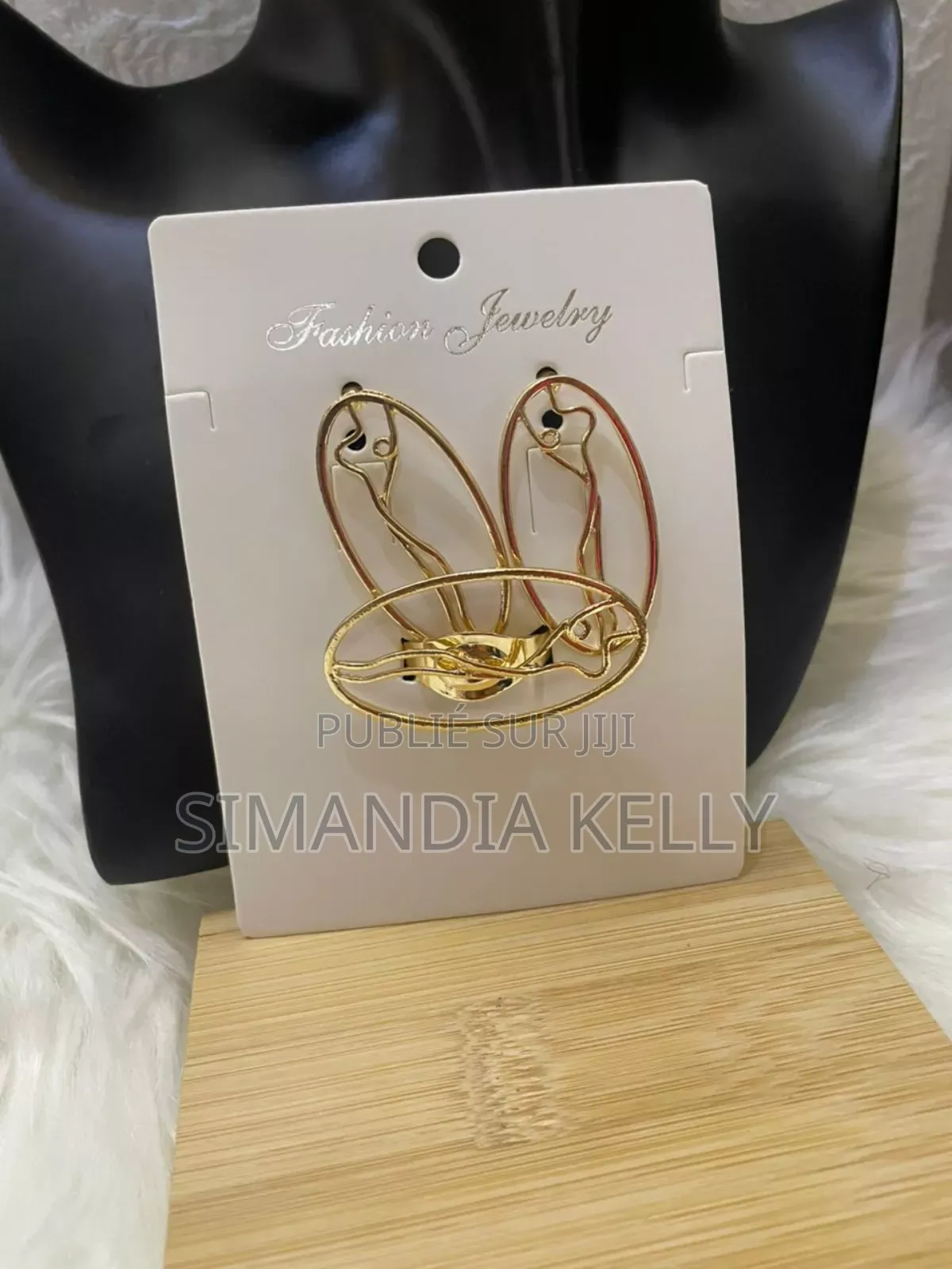 Ensemble Boucles d'Oreilles Bague