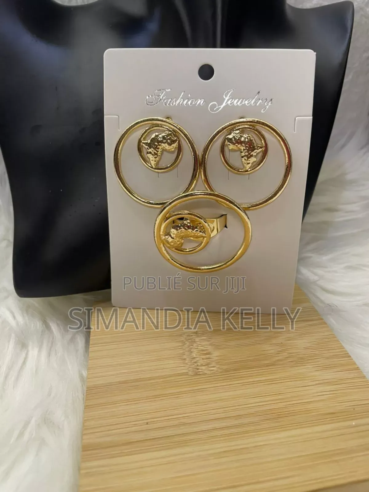 Ensemble Boucles d'Oreilles Bague