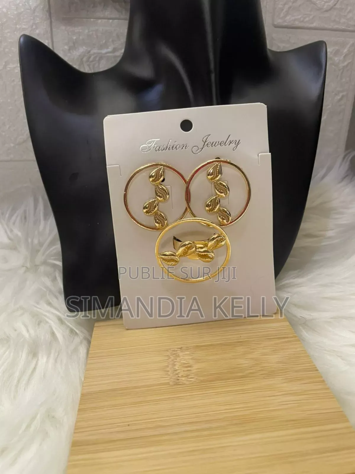 Ensemble Boucles d'Oreilles Bague