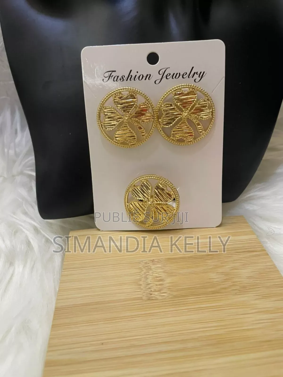 Ensemble Boucles d'Oreilles Bague