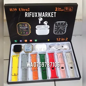 Montre Intelligente Connectée H39 12 en 2 Avec Plusieurs Manches