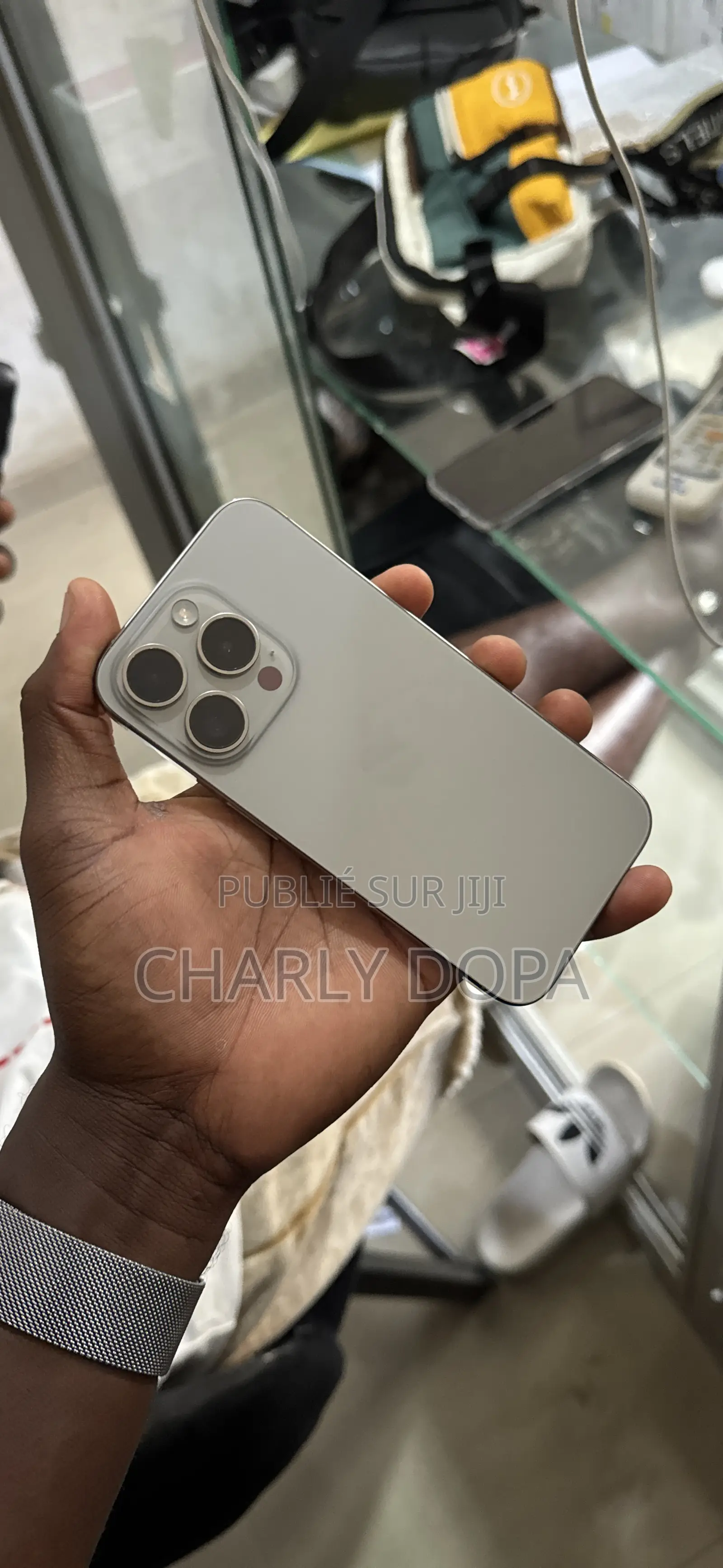 Apple iPhone 15 Pro 128 GB Argenté