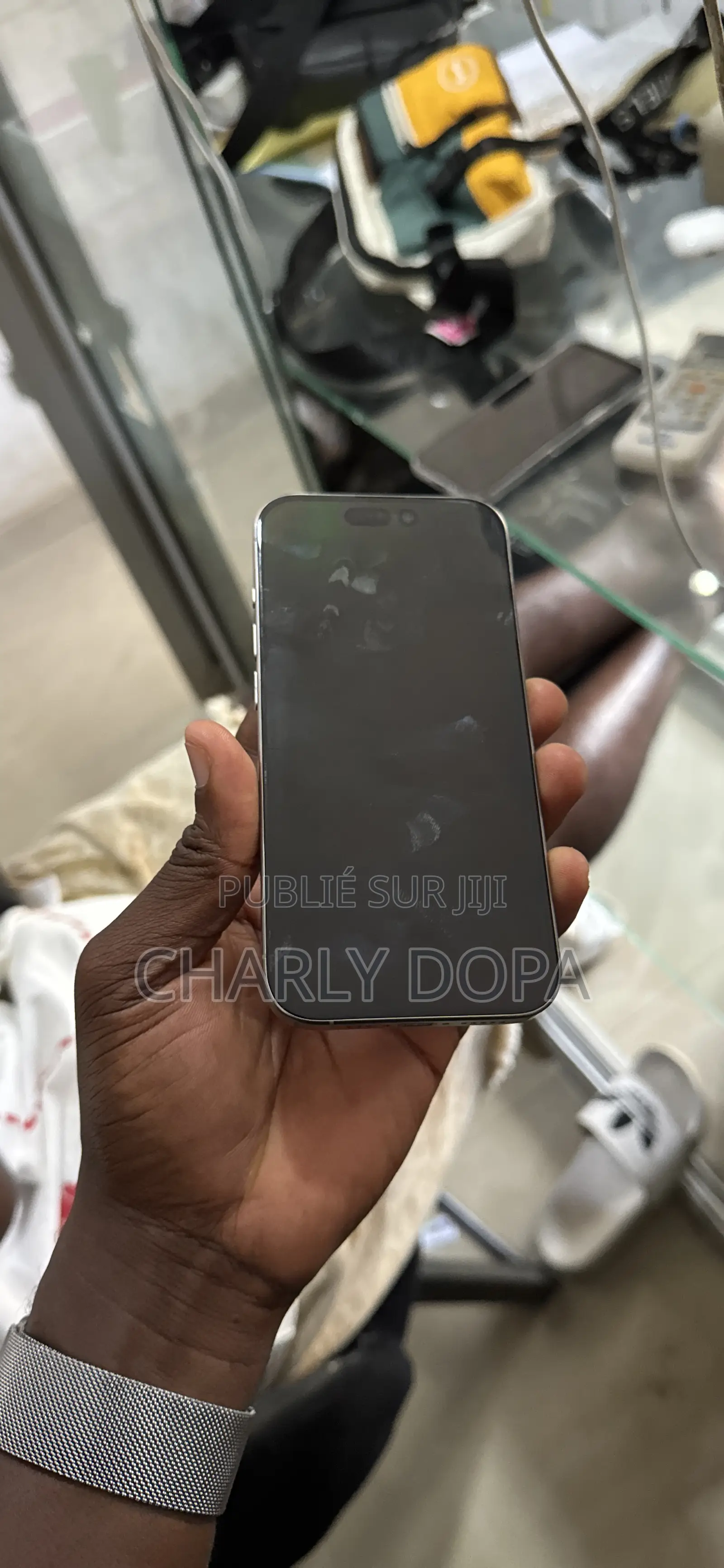 Apple iPhone 15 Pro 128 GB Argenté