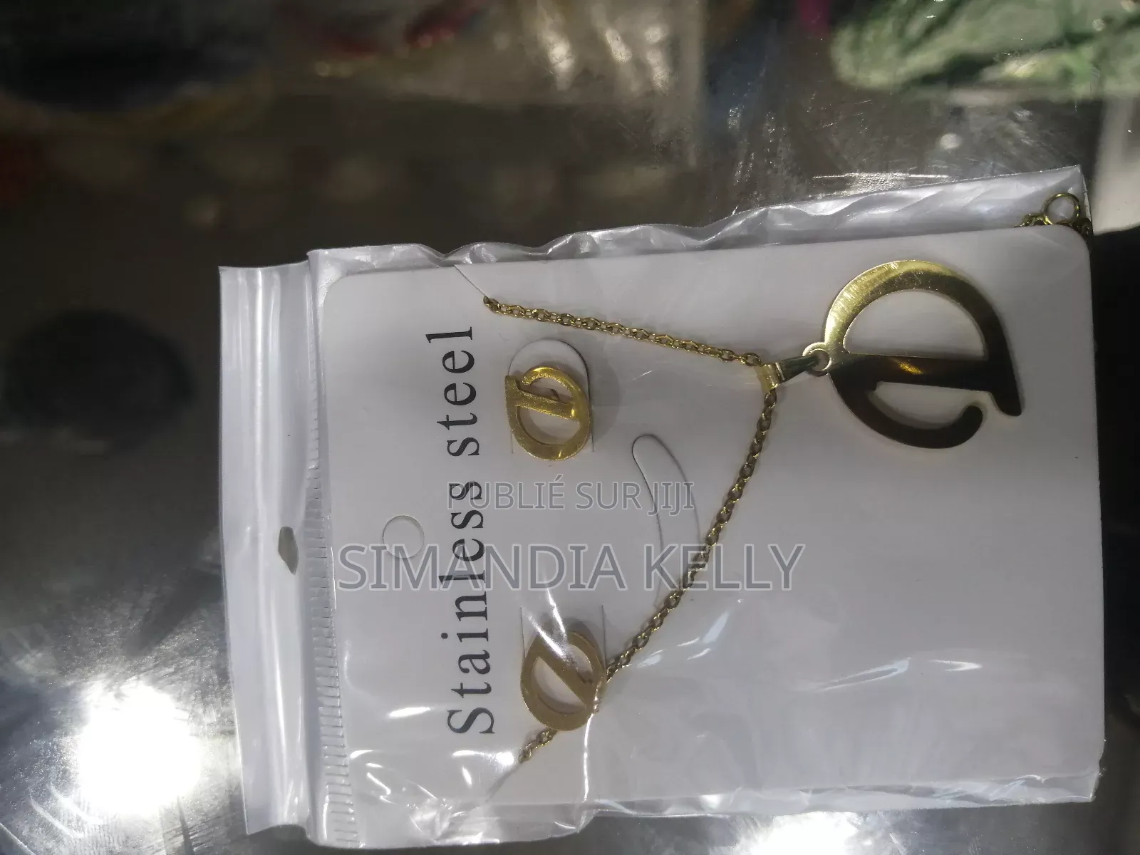 Ensemble Chaîne Boucle d'Oreille