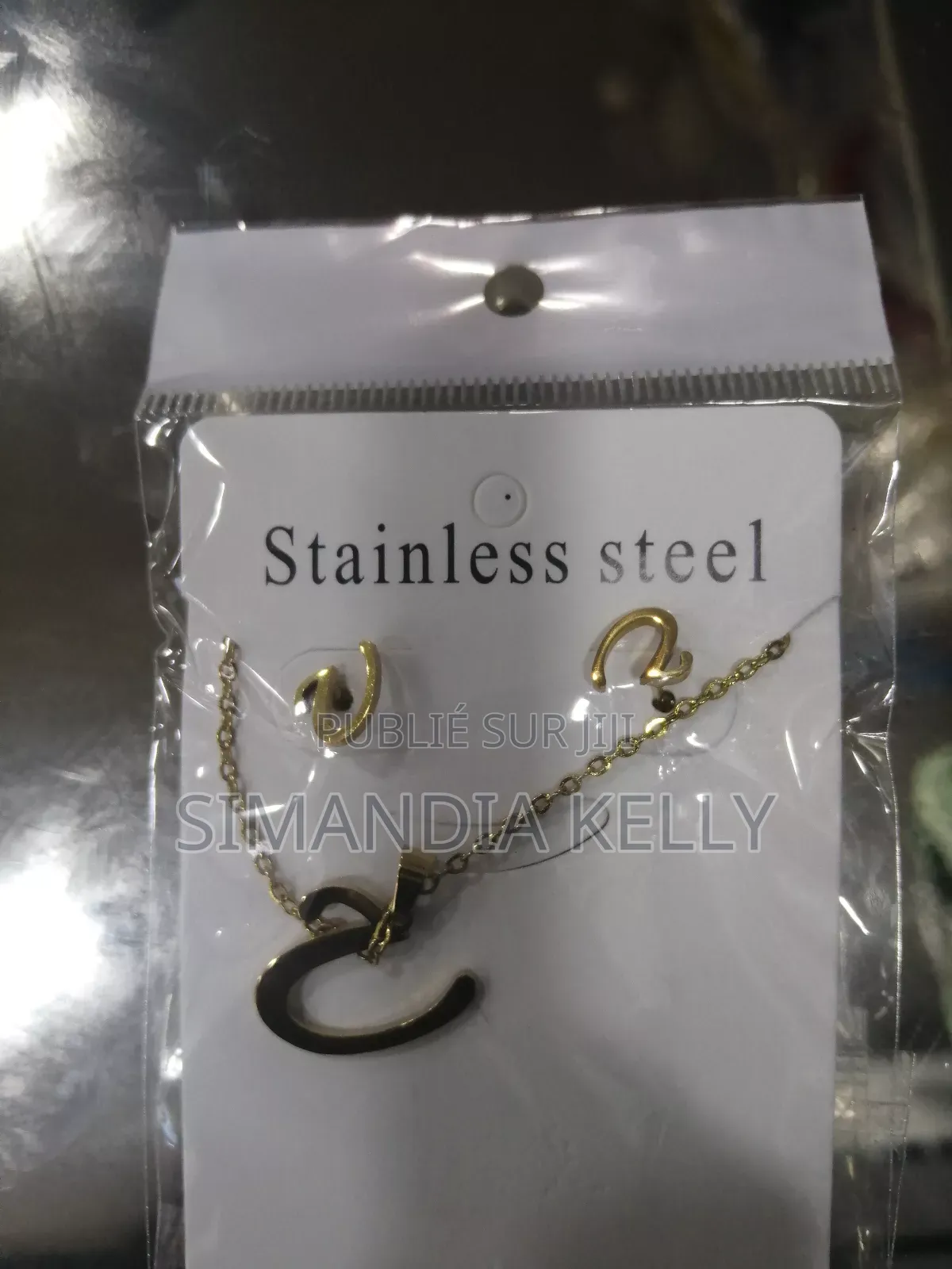 Ensemble Chaîne Boucle d'Oreille