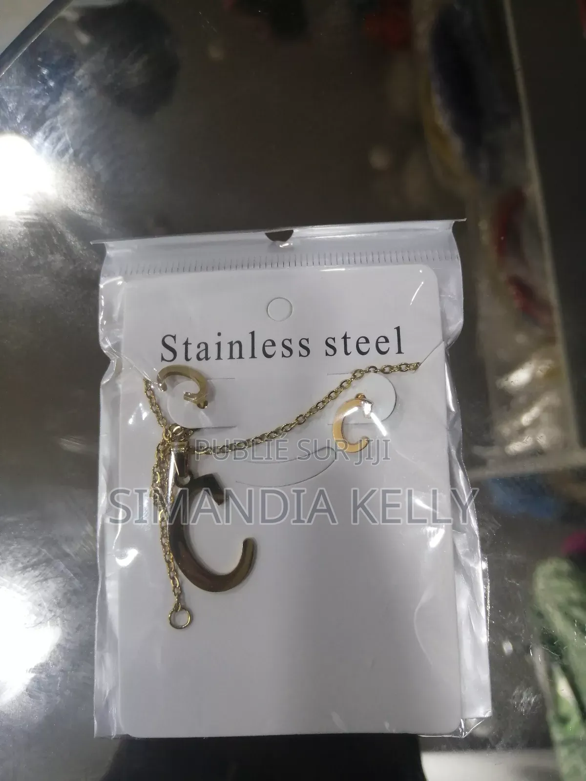 Ensemble Chaîne Boucle d'Oreille