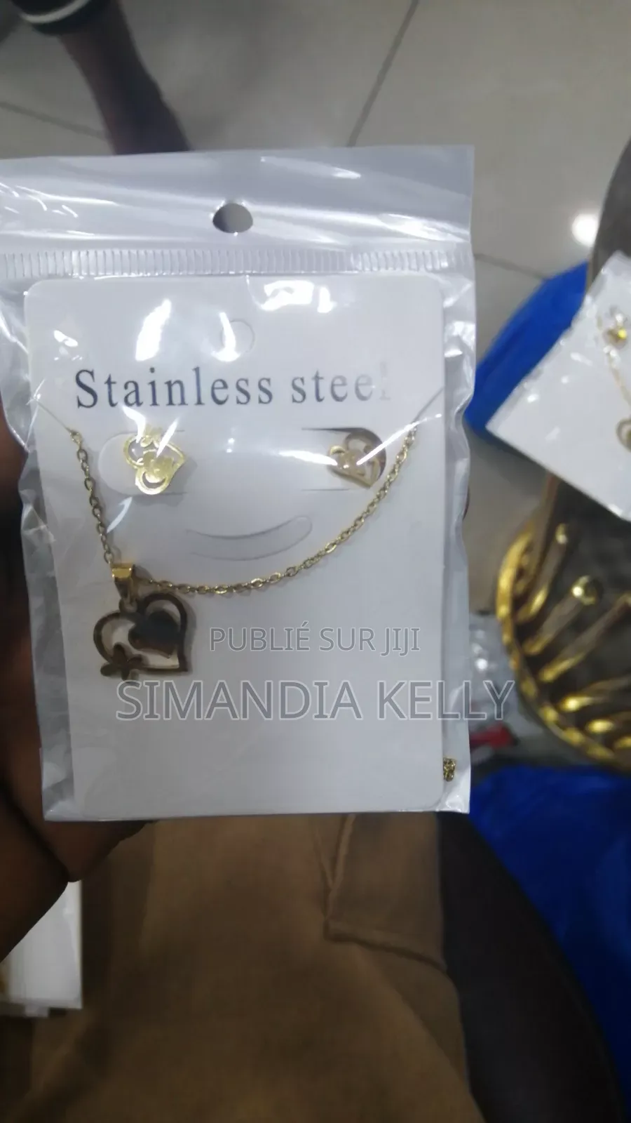 Ensemble Chaîne Boucle d'Oreille