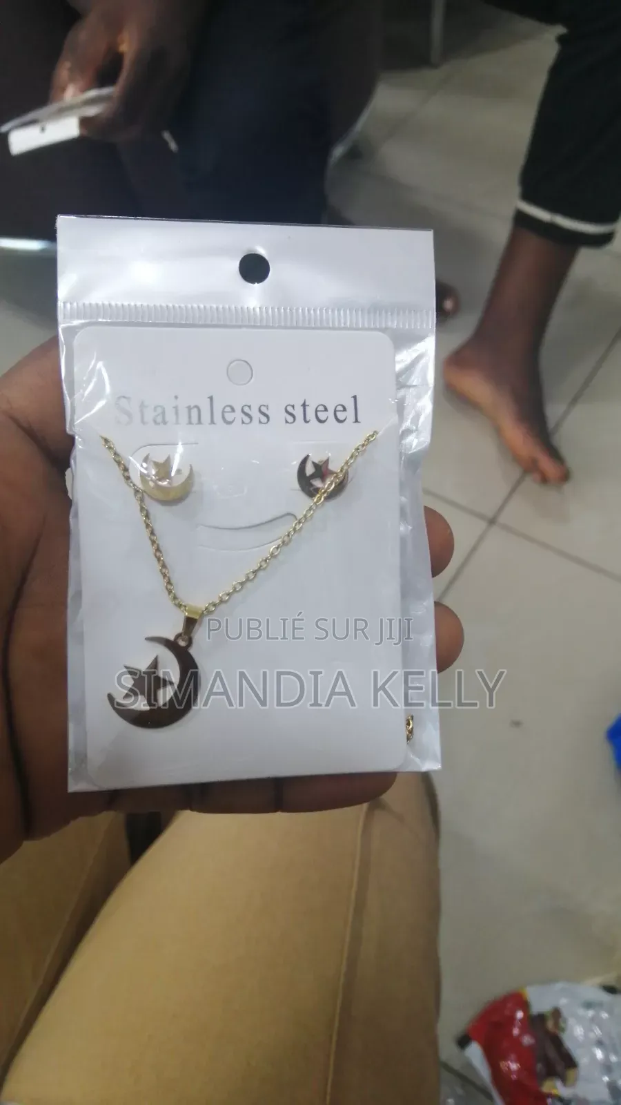 Ensemble Chaîne Boucle d'Oreille