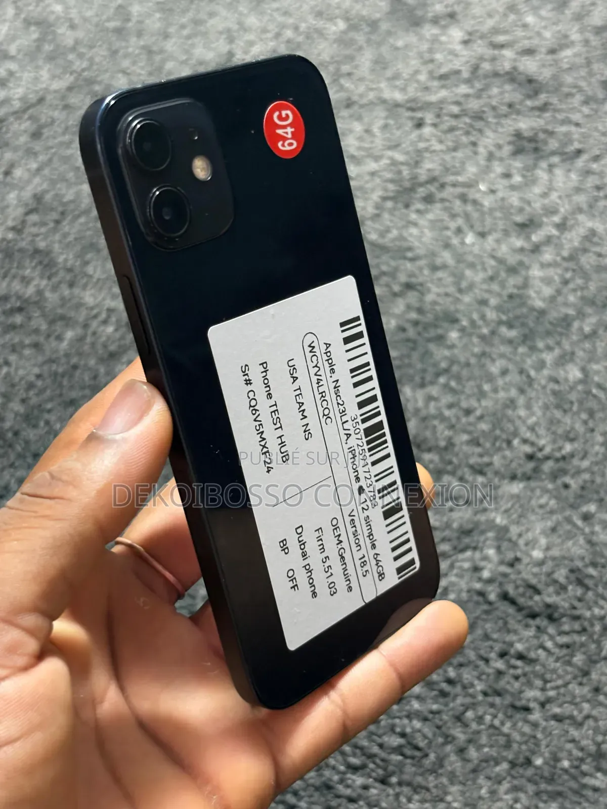 Apple iPhone 12 64 GB Black