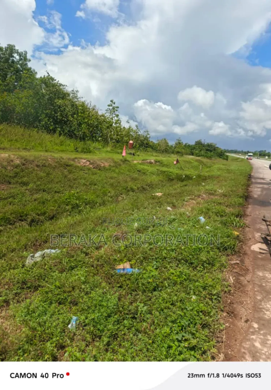 34 Hectares en Vente Autoroute Du Nord Pk 188 Certificat Foncier Agric