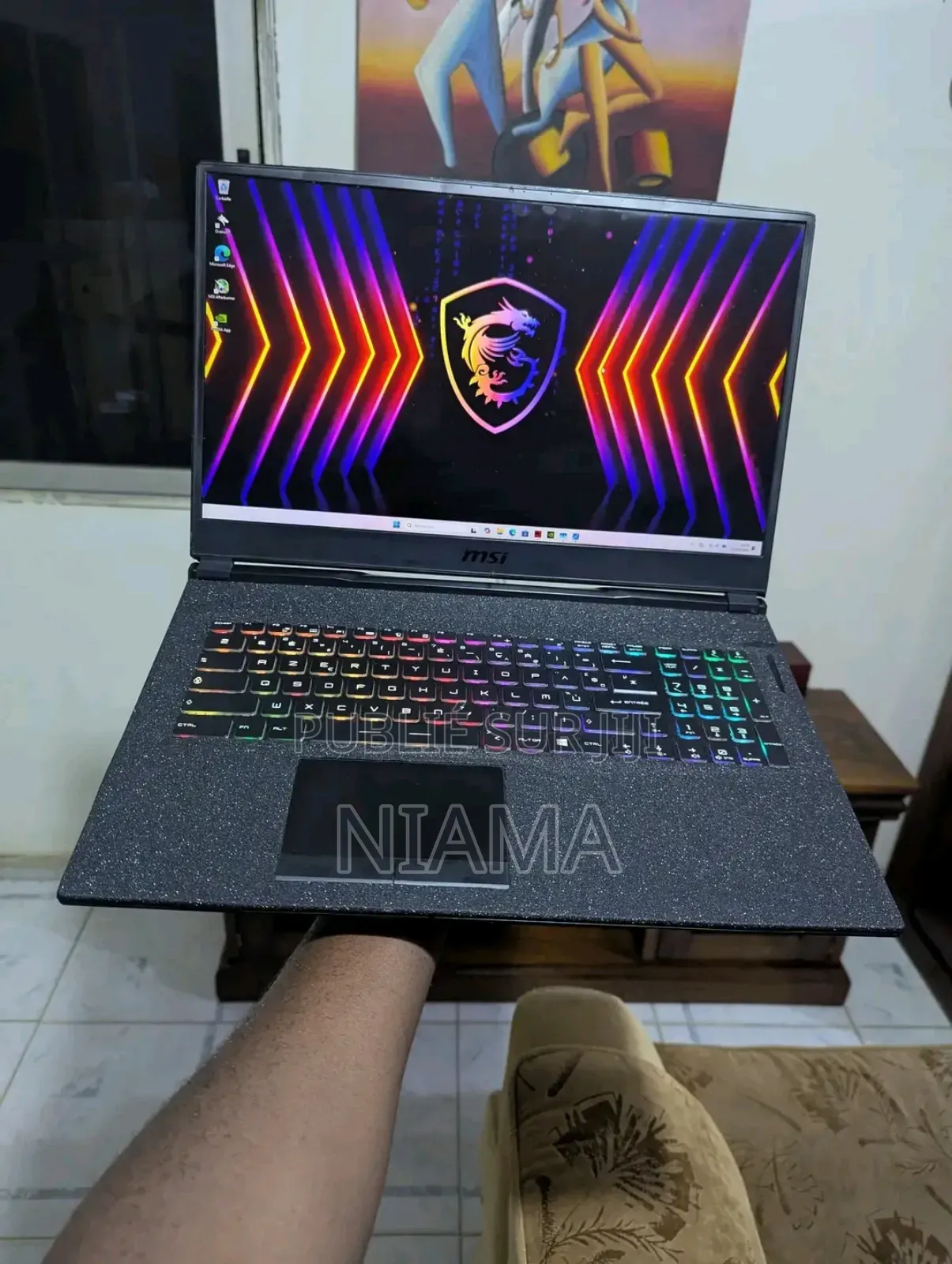 New Ordinateur Portable MSI GL62M 7REX 16GB Intel Core I7 SSD 512GB