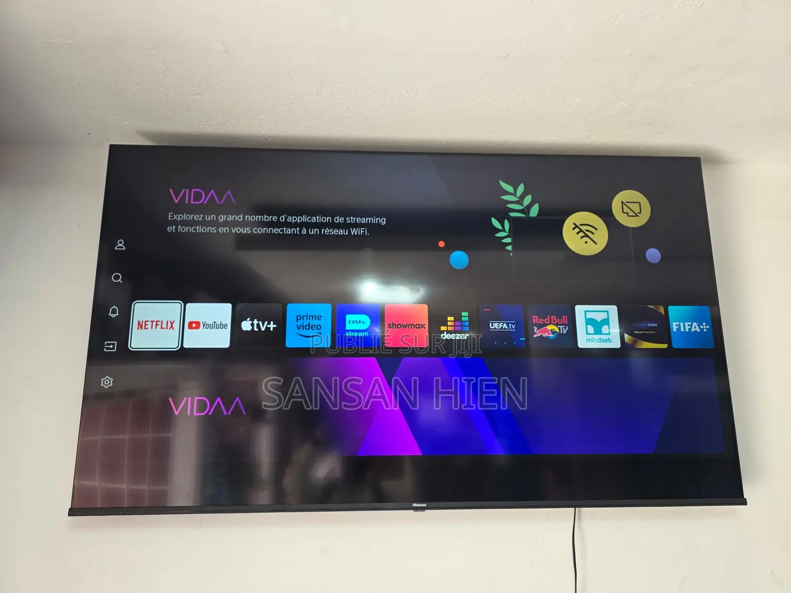 Tv Hisense 03 Mois d'Utilisation 65 Pouce État Propre