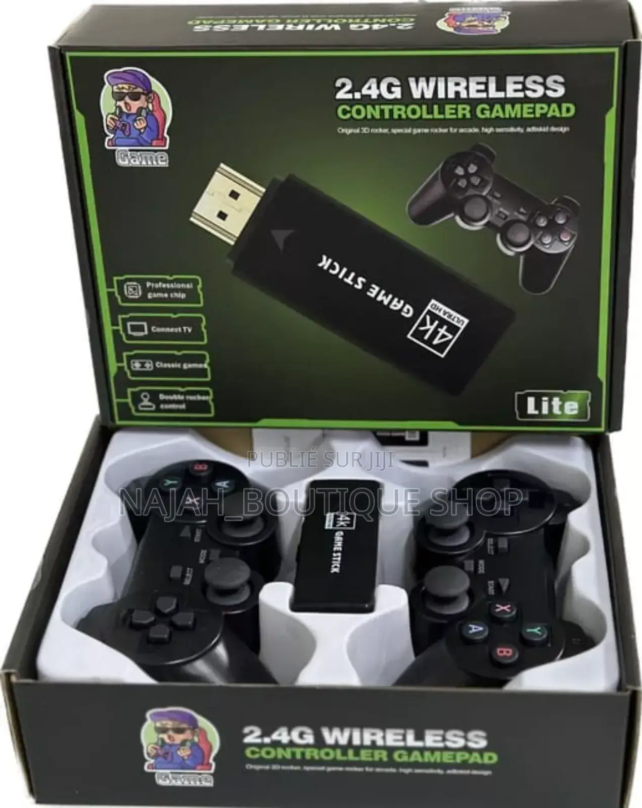 Console De Jeu Vidéo Stick Lite , 64 Go, 10000 Jeux Intégrés