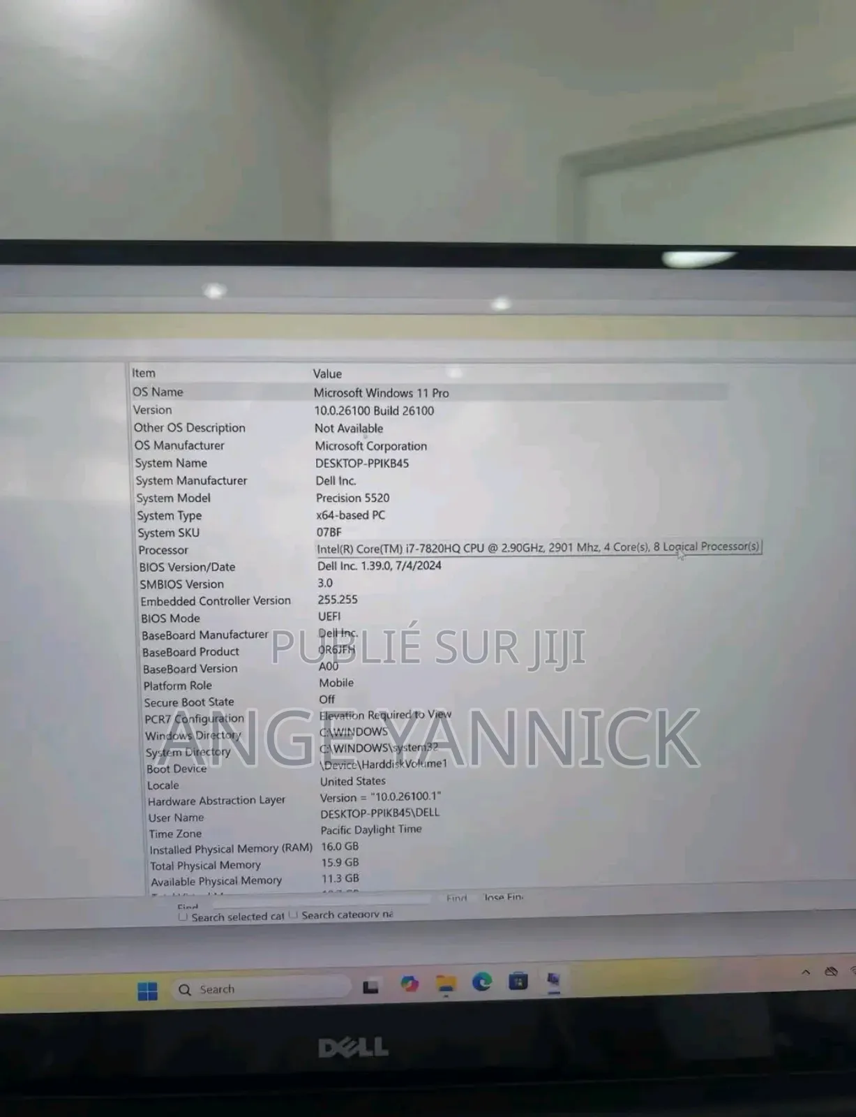 New Dell Precision 5520 16GB Intel Core I7 SSD 512GB