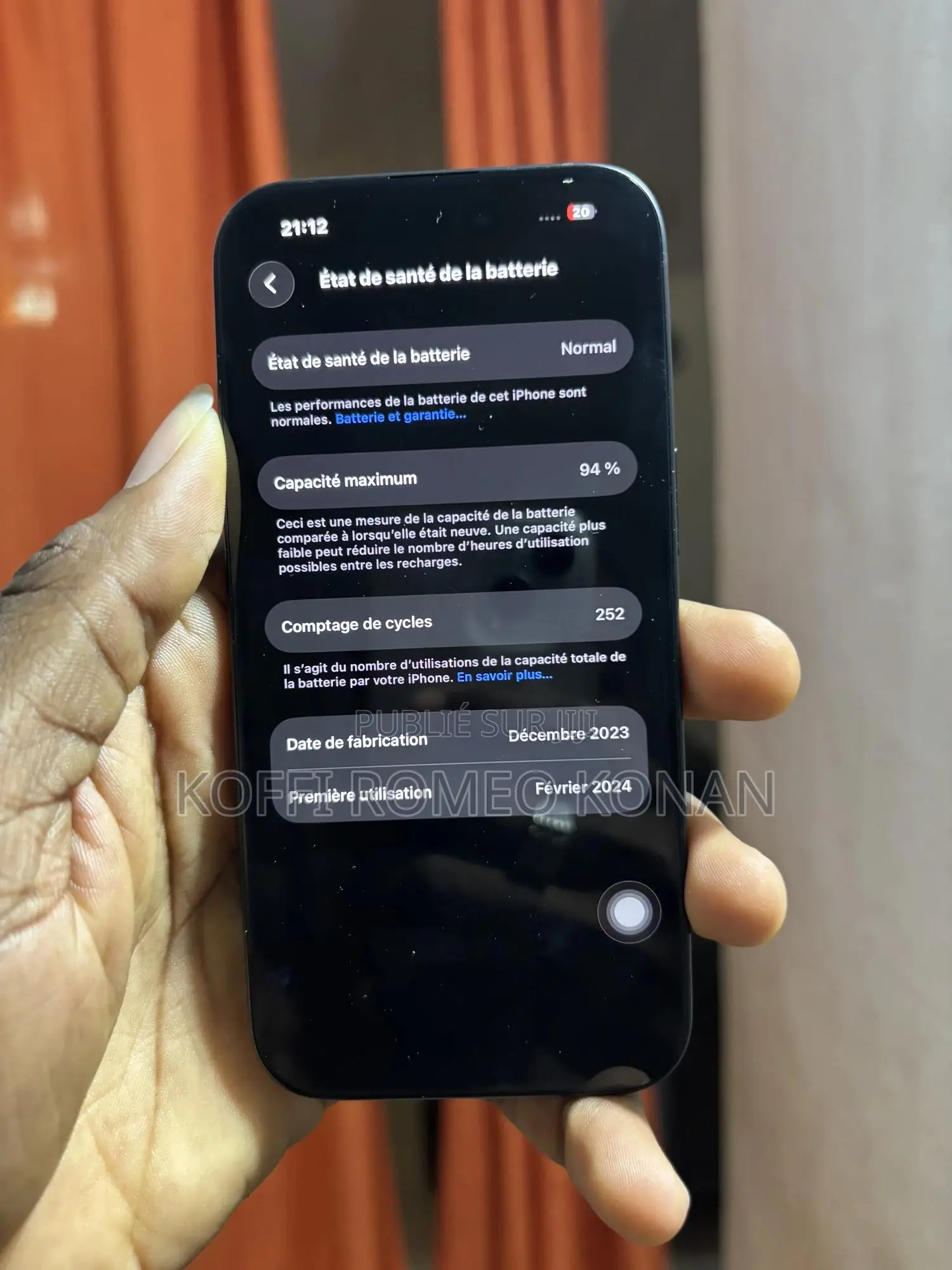 New Apple iPhone 15 128 GB Black