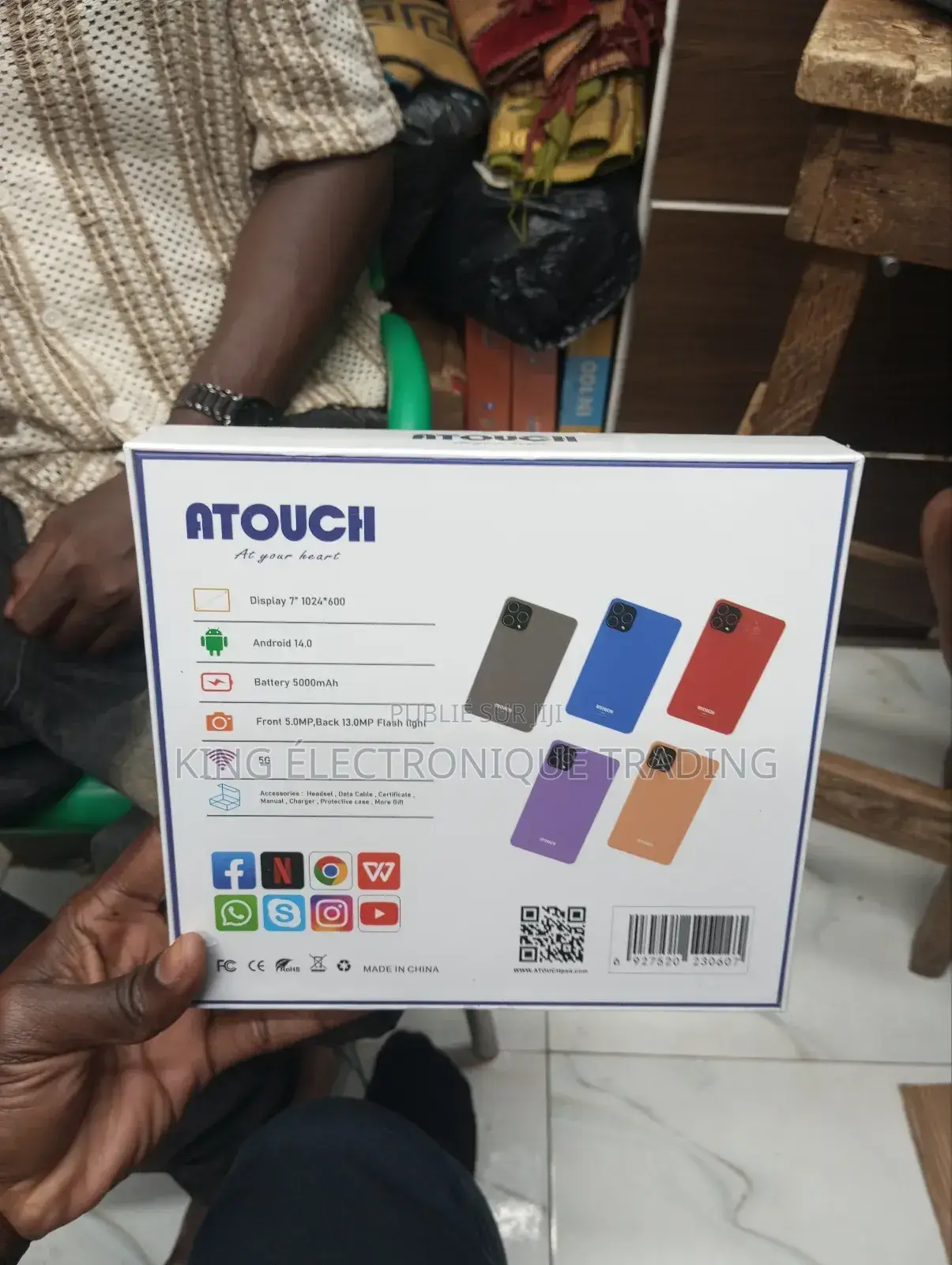 Neuf Atouch KT37 256 GO Bleu