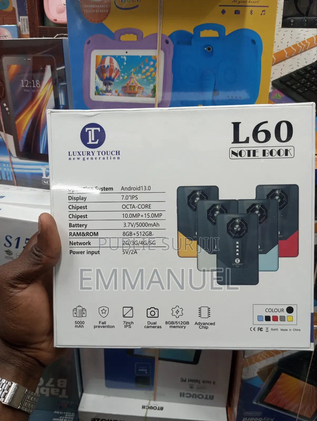 New Luxury Touch E825 512 GO