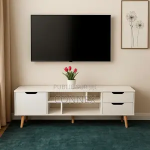 Photo - Meuble Tv Scandinave Blanc Livraison Gratuite