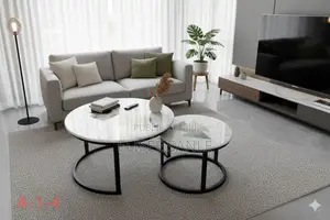 Ensemble De Deux Tables Basses Rondes