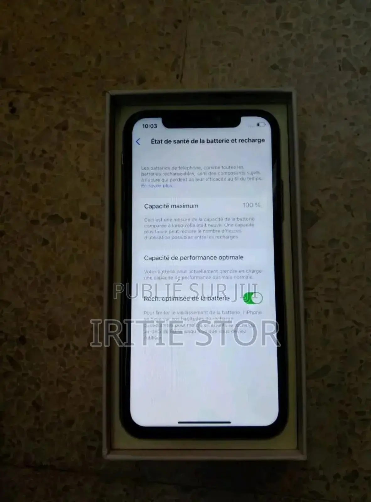 Apple iPhone X 64 GB Blanc