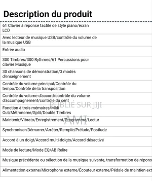 Piano Pour Débutant Et Intermédiaire Neuf Dans Son Emballage D'origine