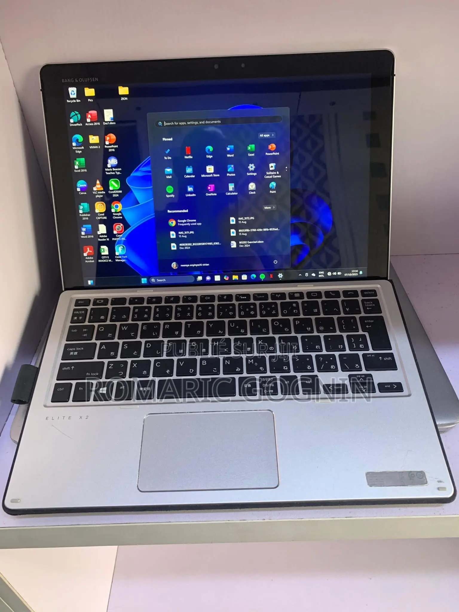 New Ordinateur Portable HP Elite X2 1012 8GB Intel Core I5 SSD 256GB