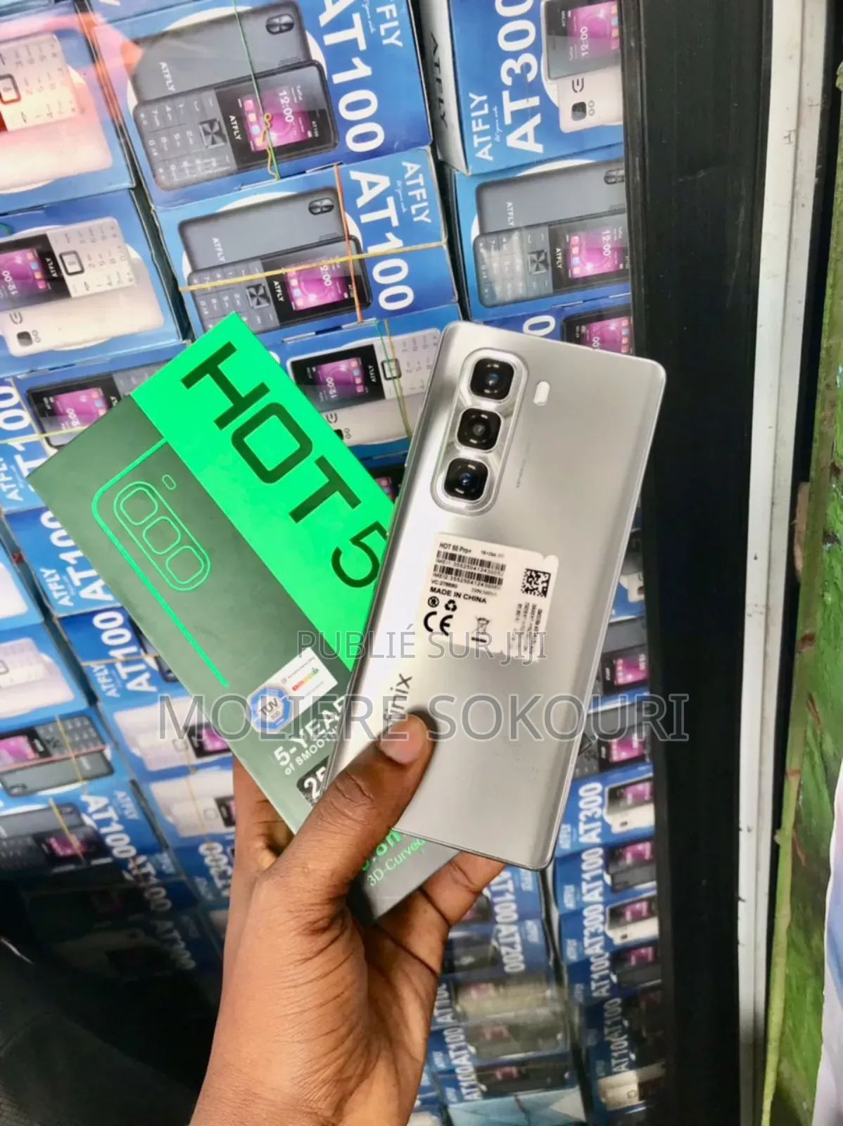 New Infinix Hot 50 Pro+ 4G 256 GB Gris