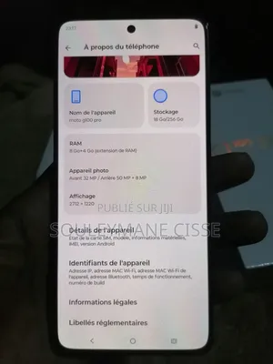 Photo - New Motorola Moto G100 256 GB Black