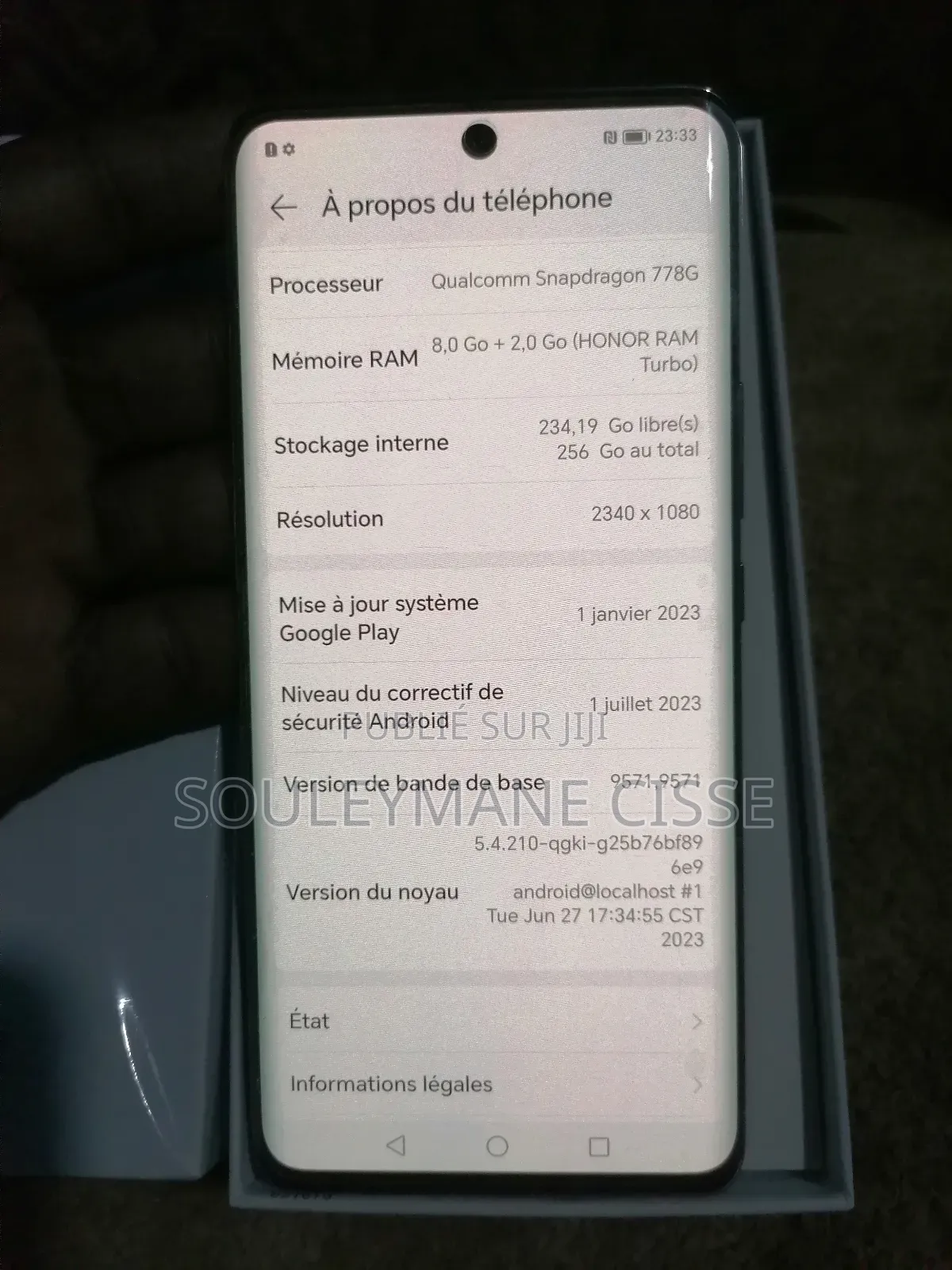 New Honor 50 256 GB Argenté