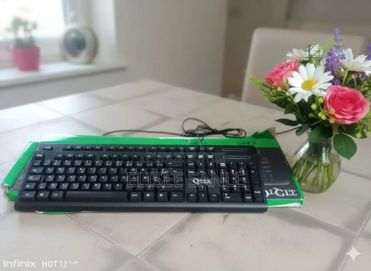 **Clavier Filaire Qtek Dike Dk200bk