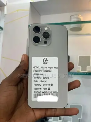 Neuf Apple iPhone 15 Pro Max 256 GB Gris