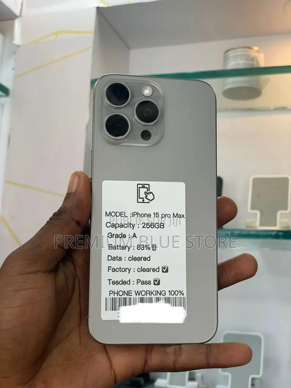 Neuf Apple iPhone 15 Pro Max 256 GB Gris