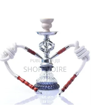 Chicha Narguilé Design Blanc Et Cristal