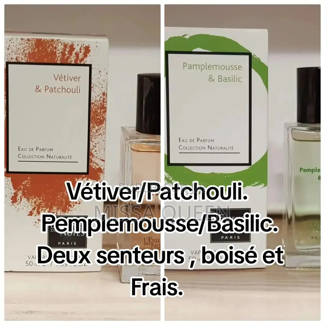Vétiver/Patchouli; Pemplemousse/Basilic Edp