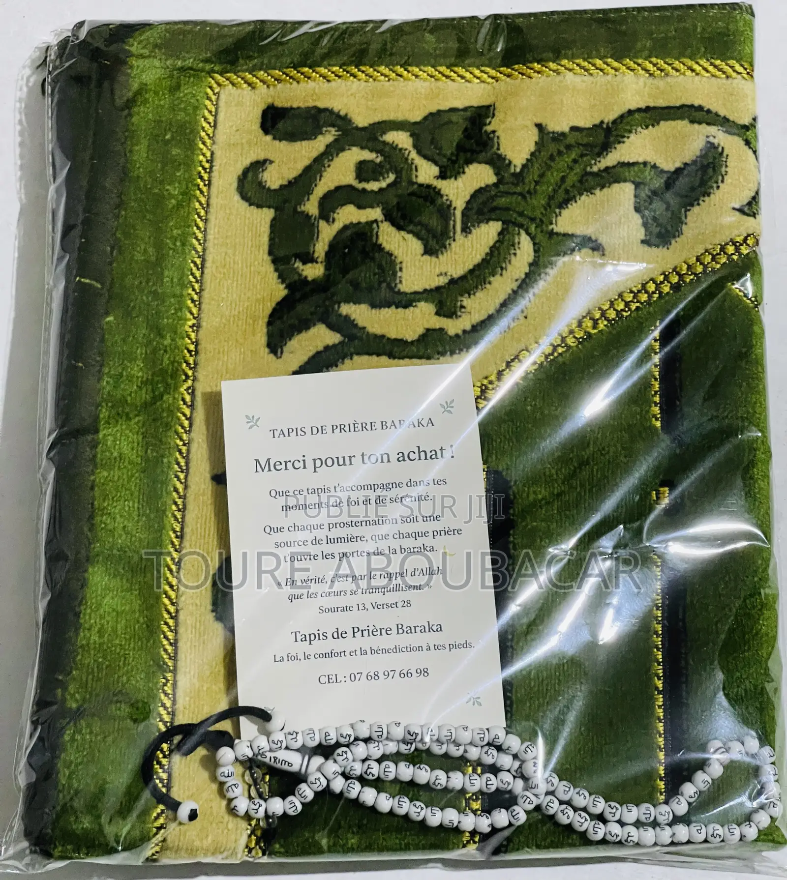 Tapis De Prière + Chapelet