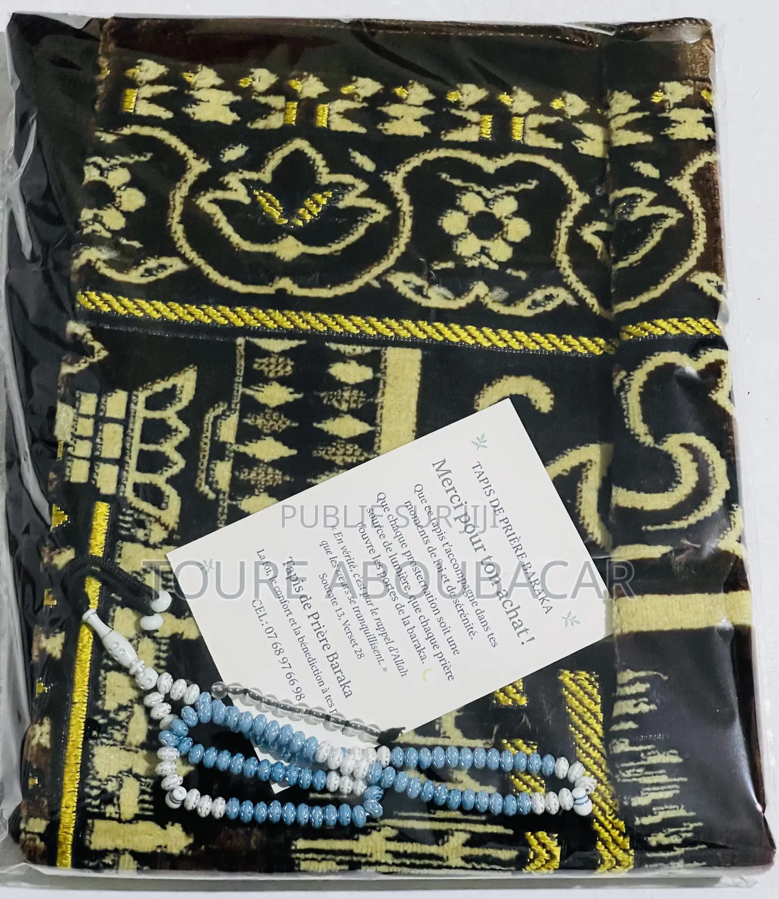 Tapis De Prière + Chapelet