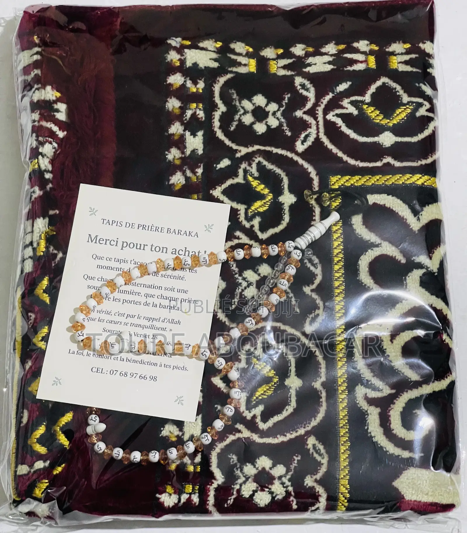 Tapis De Prière + Chapelet