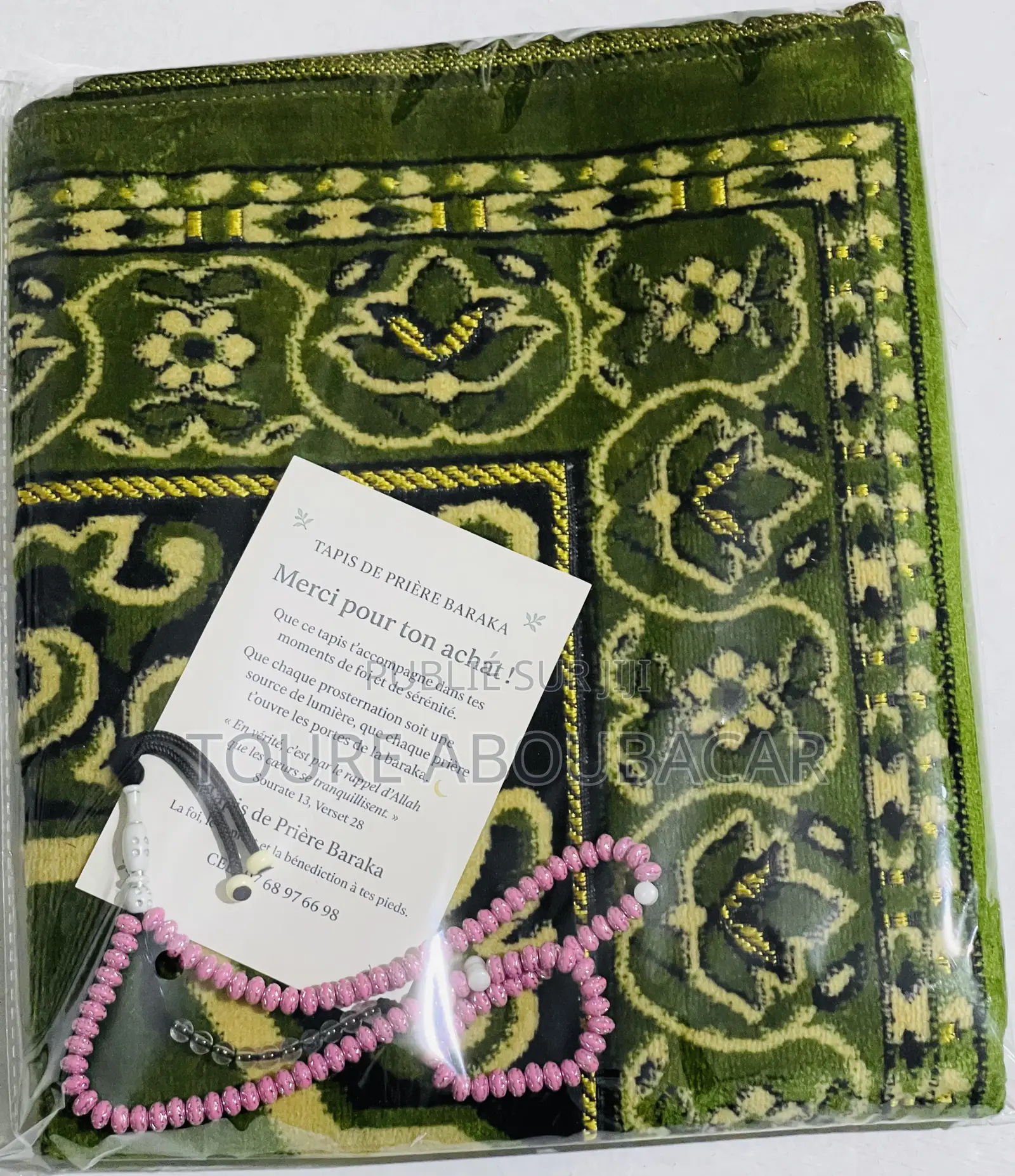 Tapis De Prière + Chapelet